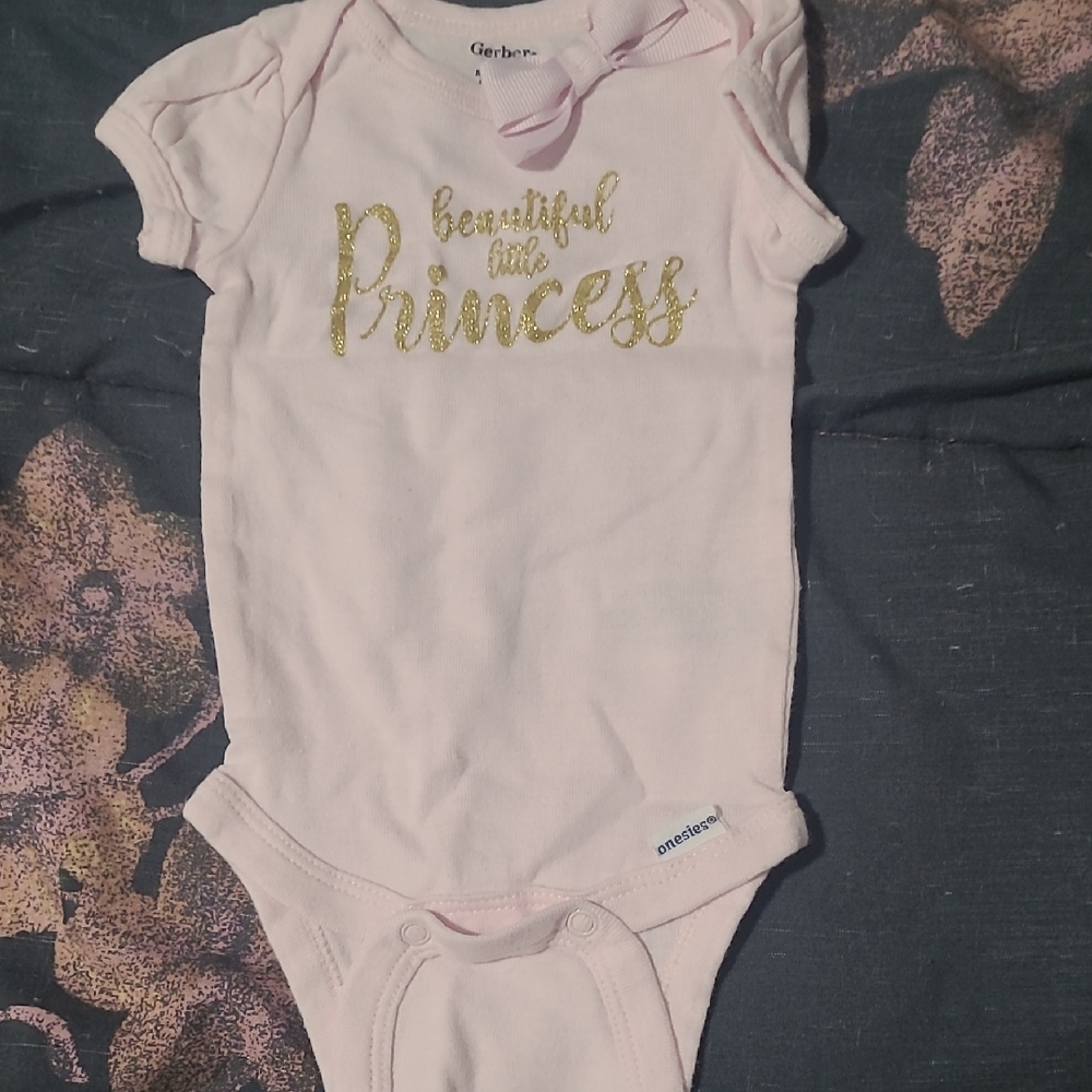 Gerber Light Pink Princess Bodysuit
